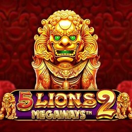 5 Lions Megaways 2 online game logo by Pragmatic Play on coolzino-casino.net