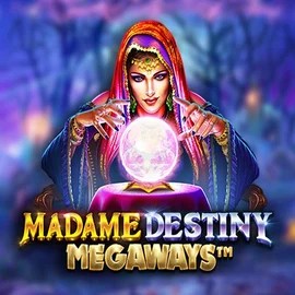 Madame Destiny Megaways online game logo by Pragmatic Play on coolzino-casino.net