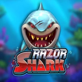 Razor Shark logo by Push Gaming at Coolzino Casino